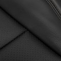 Hecasa Seat Covers Set Synthetic Leather Compatible With 2016-up Toyota Tacoma Double Cab
