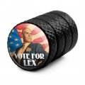 Superman Vote For Lex Tire Rim Wheel Aluminum Valve Stem Caps