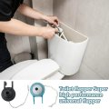 Toilet Flapper 2 Inch Rustproof Lasting Easy To Adjust Prevents Ghost Flushing Includes Blue Black Flappers Replacement