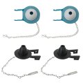 Toilet Flapper 2 Inch Rustproof Lasting Easy To Adjust Prevents Ghost Flushing Includes Blue Black Flappers Replacement