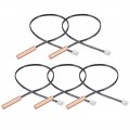 5 Pcs 5k Ntc Thermistor Probe 15 7 Inch Copper Sensitive Temperature Temp Sensor For Air Conditioner 
