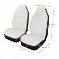 For U Designs Universal Auto Accessories Front Seat Protector Bucket Covers Most Cars Suv Trucks Van Blue Rose And Leopard