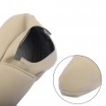 X Autohaux Pair Car Front Seat Armrest Cover Microfiber Leather Beige For Toyota Sienna 2005-2010