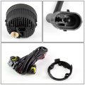 Auto Dynasty 3 5 Inches Round 5w Led Projector Driving Fog Lights Compatible With Ni2590103 Driver And Passenger Side Smoke