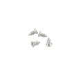 Uxcell 100pcs M1 2 X 3mm Stainless Steel Phillips Flat Head Self-taping Screws