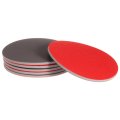 6pcs 2000 Grit Sanding Sponge 6 Inch Hook And Loop Disc Wet Dry For Car Wood Drywall Metal 