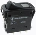Illuminated Rocker Switches Sp On-none-off 20a 12v 