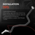 A-premium A C Suction Hose Assembly Compatible With Toyota Corolla 1994 1995 1996 1997 Compressor To Evaporator