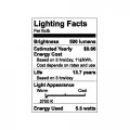 Ge Relax 2-pack 60 W Equivalent Dimmable Soft White A15 Led Light Fixture Bulbs Candelabra