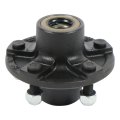 Pre Assembled 5 On 4 In Trailer Hub With Bearing Kit For 2000 Lbs 1 16 Spindle Stainless Steel Wheel Set Oil Seal And Dust