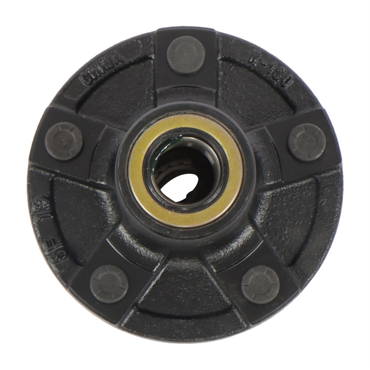 Pre Assembled 5 On 4 In Trailer Hub With Bearing Kit For 2000 Lbs 1 16 Spindle Stainless Steel Wheel Set Oil Seal And Dust