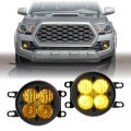 Usr Unique Style Racing 12-23 Led Fog Light A Front Spot Lamps Left Right Pair For 2012-2023 Toyota Tacoma Pickup Truck 
