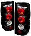 Spyder Auto Euro Style Tail Lights Black Clear 