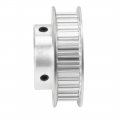 Uxcell Aluminum 30 Teeth 8mm Bore 5 08mm Timing Belt Pulley For 10mm