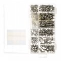 Seachoice Stainless Steel Metric Machine Screw Kit 240 Piece Includes M4 M5 And M6 Screws Of Various Lengths 