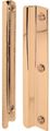 Prime-line Products U 9512 Latch Guard In-swinging 6-inch Brass Plated 