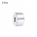 Uxcell 5pcs Aluminum Spacer 1 4 Bore X 3 Od 8 Length Screw Standoff Bushing Plain Round Metal For Id Screws Bolts And Rods