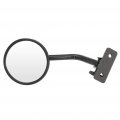 Ocpty Black Left Side And Right Mirrors Fit For 1997-2017 Jeep Wrangler Jku Jk Cj Yj Tj Smooth Glass Round Mirror Non-heated