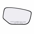 Passenger Right Side Mirror Glass Assembly With Plastic Back Plate Non-heated Compatible 2008-2012 Honda Accord