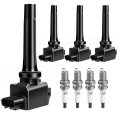 Ignition Coil Pack Spark Plugs Kit Fit For Mazda Cx-5 Cx5 Cx-3 3 6 Mx-5 Miata L4 2 0l 5l 2012 2013 2014 2015 20 2017 2018 2019