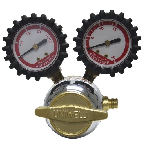 Uniweld Rmc2 Patriot Series Acetylene Regulator With A Outlet Connection And 200 Cga Inlet