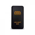 Ch4x4 Push Switch For Toyota Tacoma Fj Cruiser Land Fortuner Hilux 4runner Prado 12v 3amp Led Light Bar Symbol Amber