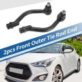 2pcs Front Outer Tie Rod Ends Kit Suspension Steering End For Hyundai Azera Sonata Drag Link No 568203k000 568203k510