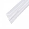 Frameless Glass Shower Door Sweep Bottom Side Seal Strip F-type With 7 16-inch 11mm Drip Rail 1 4-inch 6mm X 39 37-inch 1000mm 