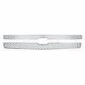 Bully Gi-40 Triple Chrome Plated Abs Snap-in Imposter Grille Overlay 2 Piece 