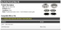 Rear Semi Metallic Brake Pads And Rotor Kit Compatible With 2010-2013 Kia Soul