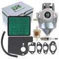 Partszen Carburetor Assembly 16100-z8b-911 H-onda Gcv140 Gcv160 Gcv190 Gc140 Gc160 Gc190 Push Pull Chock With Fuel Line Kit Air 