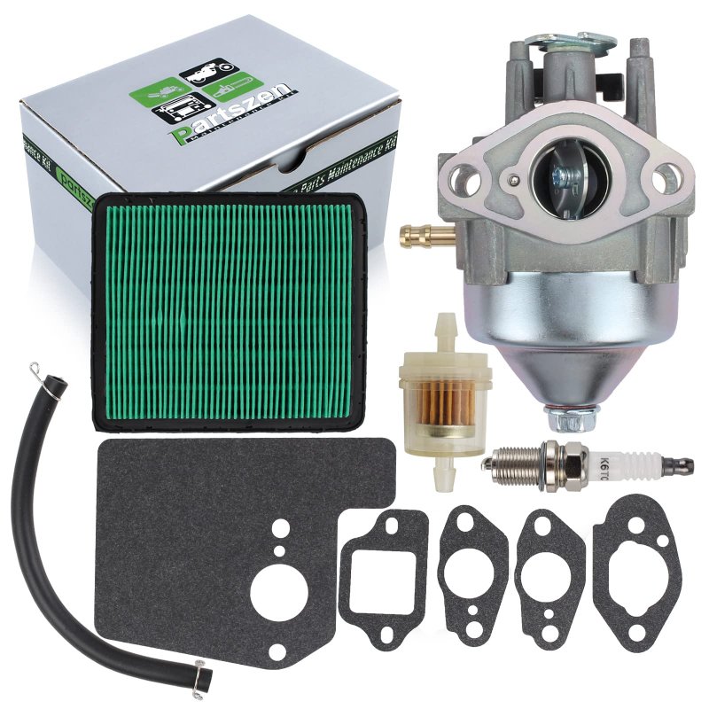 Partszen Carburetor Assembly 16100-z8b-911 H-onda Gcv140 Gcv160 Gcv190 Gc140 Gc160 Gc190 Push Pull Chock With Fuel Line Kit Air