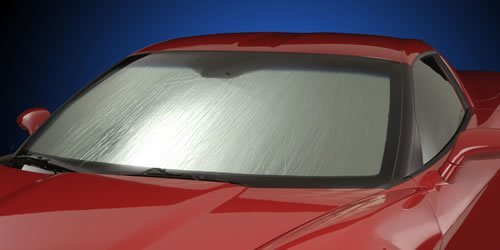 Juicedhybrid 2011-2015 Fiat 500 Coupe With Sensor Custom Fit Sun Shade Heat Shield