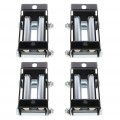 Ocpty Heavy Duty 4 9 4way Roller Fairlead Cable Guide For Winch Universal 4pcs