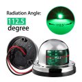 Partsam 2pcs Marine Boat Light Red Green Led Bow Navigations Deck Side Port Starboard Lights Sailing Signal Light Submersible