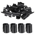 16pcs Wire Shelf Clips Lock Plastic Rack Clip Shelving Sleeves Replacements Fit 7 8 Inch Post For System Accessories Parts 