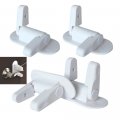 4 Pack Child Proof Door Knob Covers Lever Lock Baby Proofing Durable Abs With 3m Adhesive Backing Cabinet Locks For Babies 