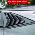 Xyhgm For Hyundai Tucson 2023 2022 Window Louvers Rear Side Air Vent Scoop Shades Cover Blinds Trim Exterior Accessories 2pcs