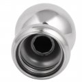 Aexit 63mm Ball Construction Hardware Top Cap 201 Stainless Steel Silver Tone For Stair Newel Fence Post Model 74as34qo480