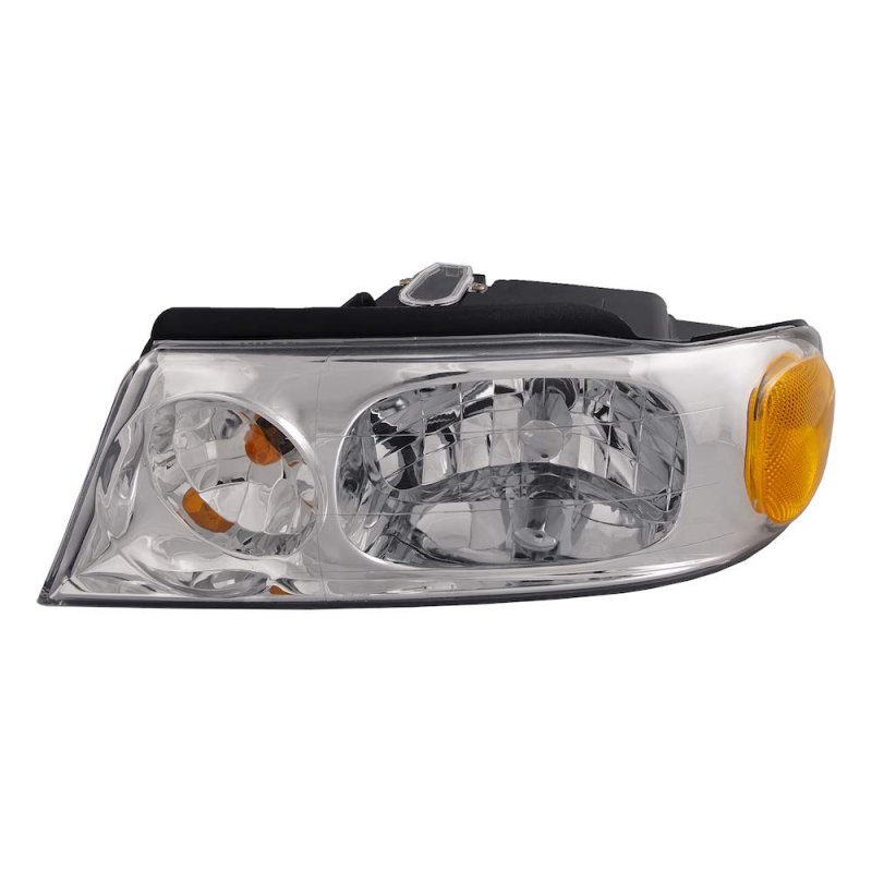 Chrome Housing Halogen Left Driver Headlight For 06-07 Damon Daybreak Rv Front Side Clear Lens Assembly