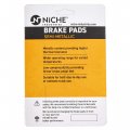 Niche Front Rear Right Brake Pad Set For Can-am 715900380 Semi-metallic