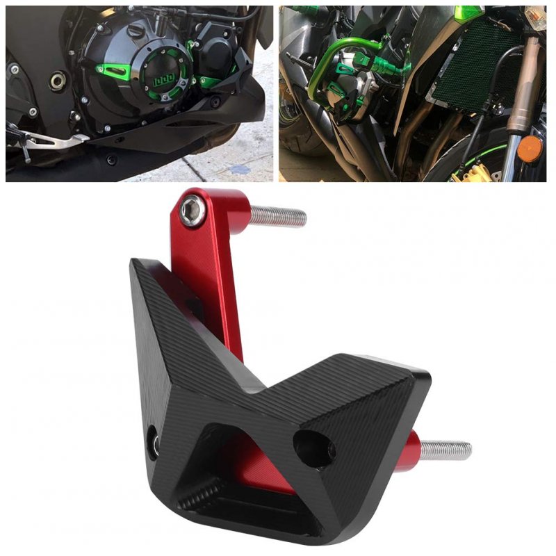 Engine Side Protector Motorcycle Frame Slider Crash Guard Fit For Kawasaki Z1000 Z900 Red
