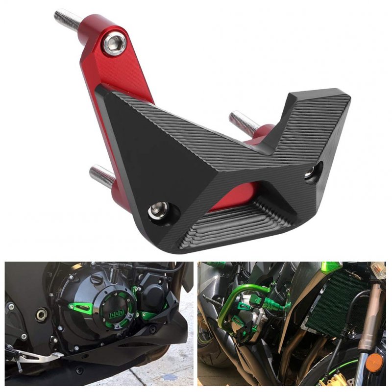 Engine Side Protector Motorcycle Frame Slider Crash Guard Fit For Kawasaki Z1000 Z900 Red