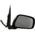 Passenger Side Door Mirror For Nissan Frontier 2005 To 2018 Power Glass Non Heated Smooth Black Replacement Ni1321168 And 