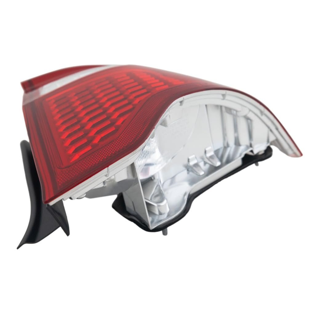 Ford Fusion 2010 2011 2012 Tail Light Passenger Side Clear And Red Lens Housing Replacement For Fo2819147 9e5z13404a