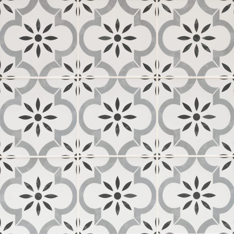 Msi Azila 8 In X Sample Encaustic Matte Porcelain Wall Tile For Bathroom Floor Kitchen Backsplash And Countertop