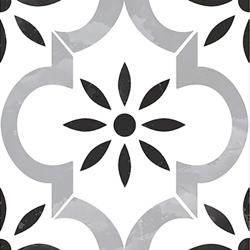 Msi Azila 8 In X Sample Encaustic Matte Porcelain Wall Tile For Bathroom Floor Kitchen Backsplash And Countertop