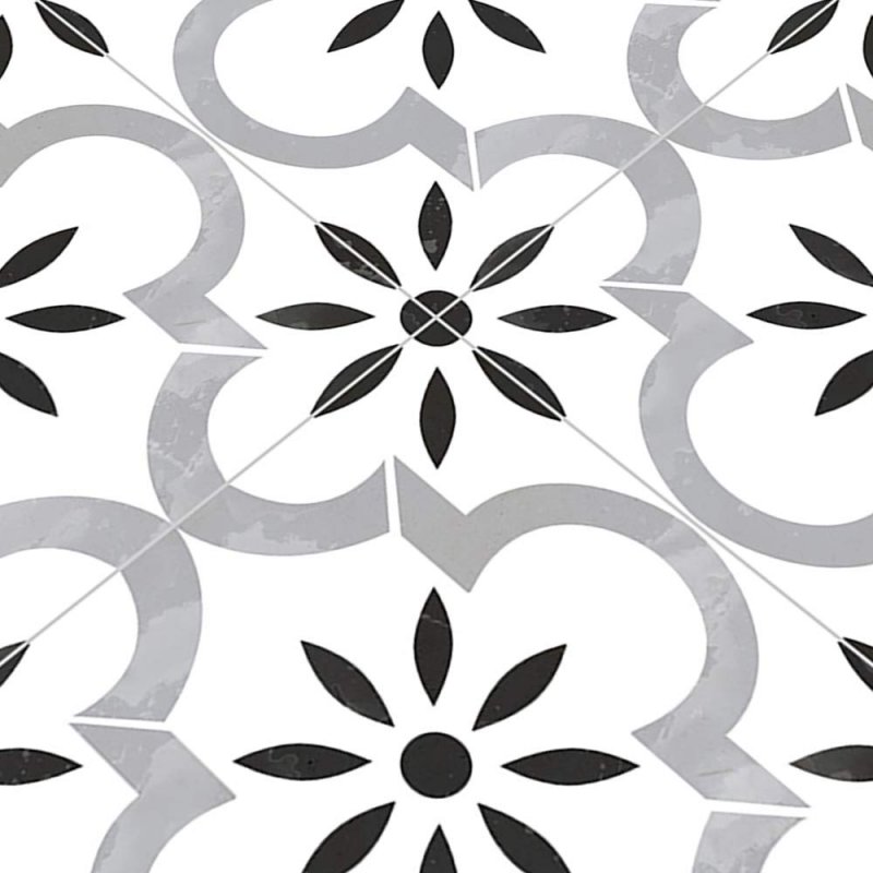 Msi Azila 8 In X Sample Encaustic Matte Porcelain Wall Tile For Bathroom Floor Kitchen Backsplash And Countertop