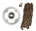 Natural 520x96 O-ring Drive Chain 14 36 For Sprockets Suzuki Lt-r450 Quadracer 