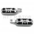 Httmt Mt216-060 Pa006x2 Pirate Skull Footpeg Compatible With V-star 1100 650 Custom Stryker V-max Virago Bolt